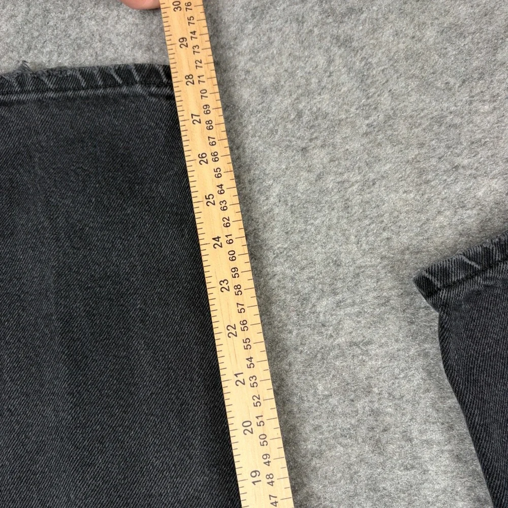 Rustler Jeans Mens 38x29 Black Denim Faded Straight Leg Workwear‎ Regular Fit